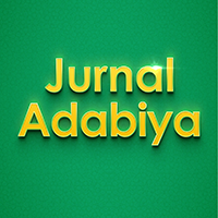 This journal thumbnail features the title Jurnal Adabiya displayed in bold yellow typography on a green background with a subtle geometric pattern. The simple and clean design reflects the journal’s scholarly identity and serves as a recognizable visual icon for the journal across the OJS platform.